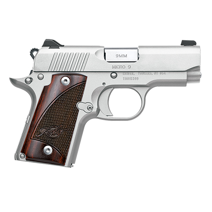 Micro 9mm, 2.75", Stainless Pistol, White Dot Sights, 6rd Magazine-img-0