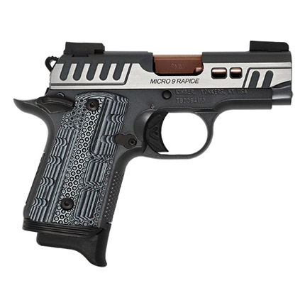 Kimber Mirco 9 Rapide Dusk Pistol 9mm 3.1 in. Black KimPro II 7 rd.-img-0