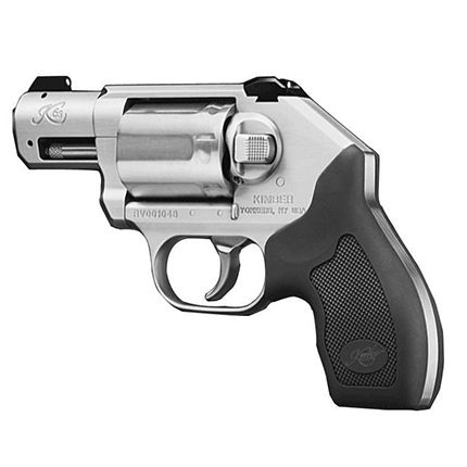 K6s .357Mag, 2", Stainless Revolver, Black Serrated Sights, Black Rubber...-img-0