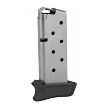 Micro 7rd Mag for Micro 9, Hogue Finger Extension Stainless-img-0