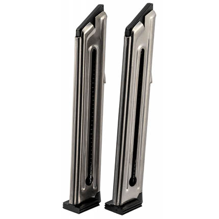 Ruger Mark III/IV .22 LR 10 Rd Magazine 2 Pack Stainless-img-0