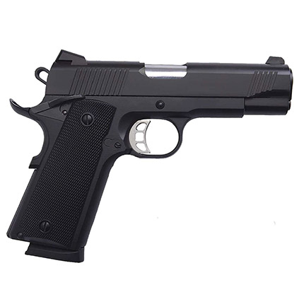 SDS 1911 Carry B9 9mm 4.25 Cerakote Black Rubber Grips-img-0