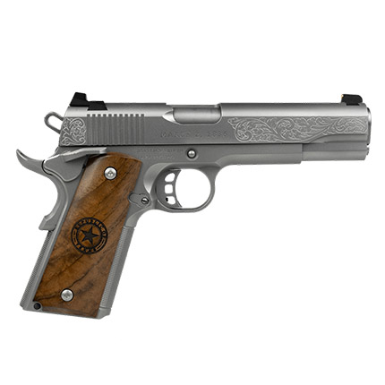 SDS 1911 Republic of Texas .45ACP 5" Stainless, Grade 3 Walnut Brul...-img-0