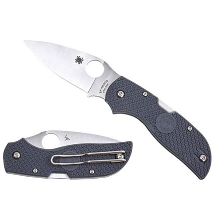 Spyderco C152PGY Chaparral Lightweight Folding Knife-img-0