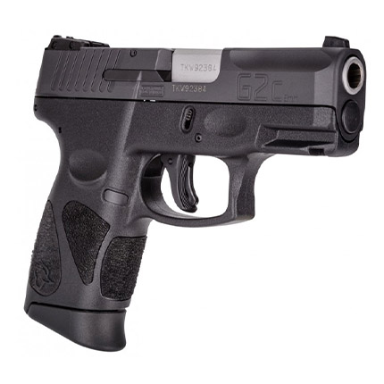 Taurus G2C 9mm Pistol Black Slide/Frame Two 10rd Magazines 3.2 Barrel-img-0