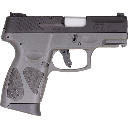 Taurus G2C 9mm Pistol Black Slide/Gray Frame Two 12rd Magazines-img-0