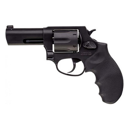 TAURUS Defender 856 38 Spl +P 3in 6rd Hogue Rubber Grip Matte Blk Revolver-img-0